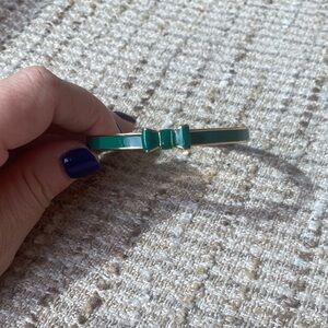 Kate Space Enamel Bow Bangle Bracelet